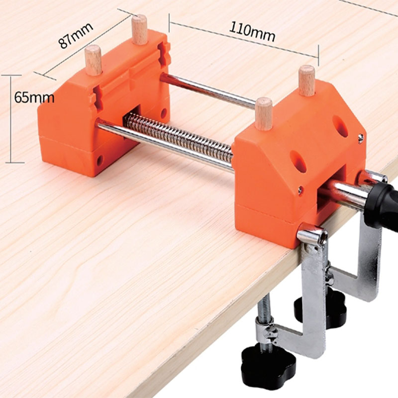 Abrazadera plana de hierro y nailon para trabajar la madera