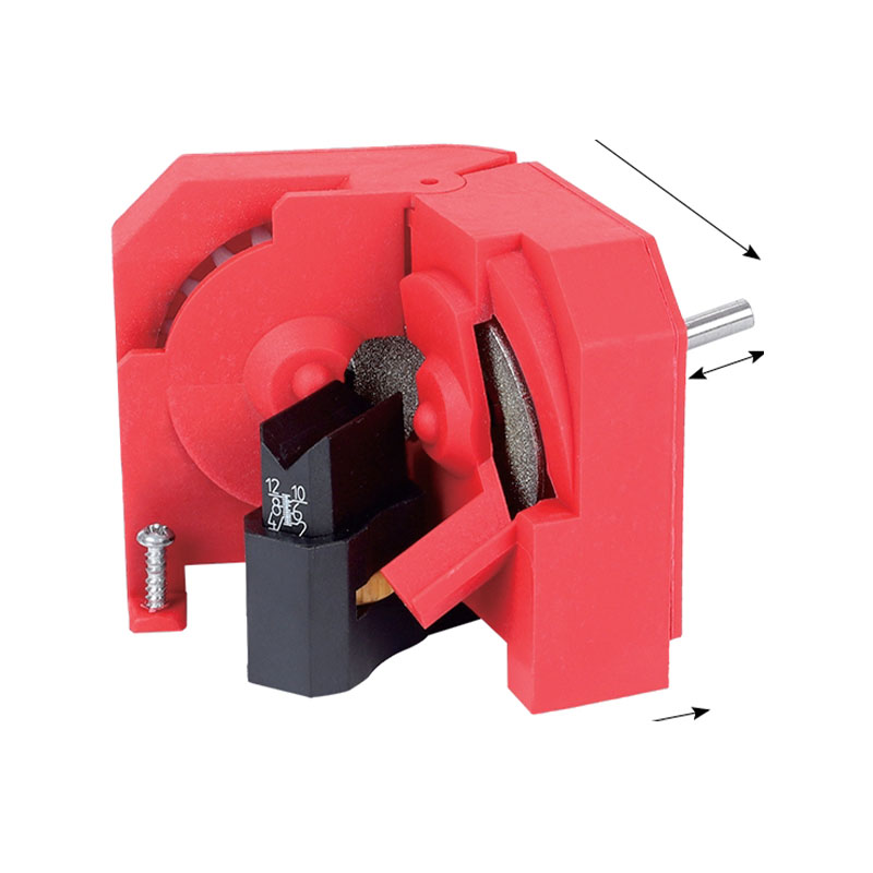 Afilador de brocas portátil compacto