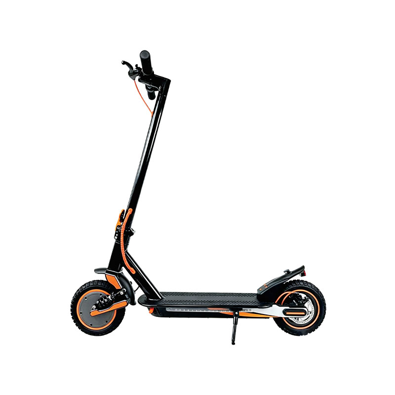 Patinete eléctrico con luz trasera estilo avión
